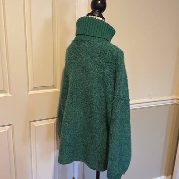 Free People balloon sleeves turtleneck sweater - Picture 5 of 12
